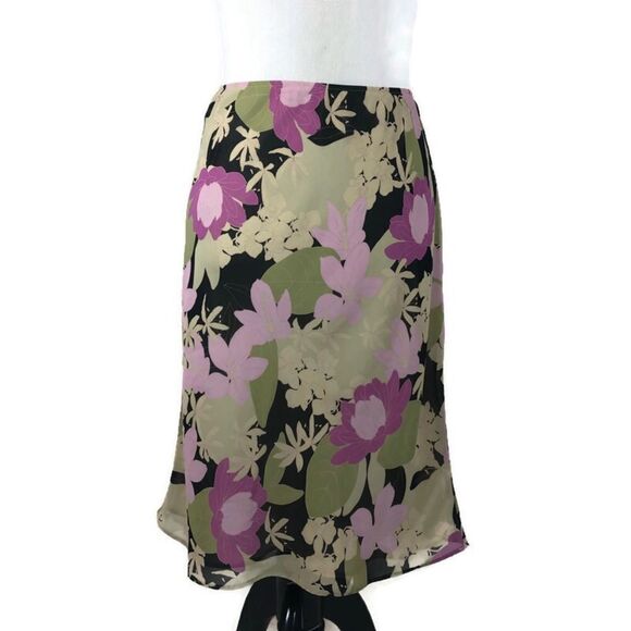 Apostrophe Floral Print Skirt Size Small 6-8 - Picture 4 of 8